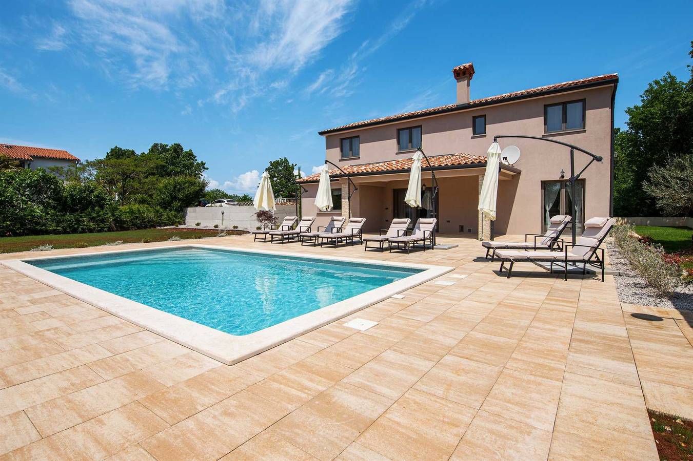 Die prächtige Villa Amore in Labin, Ostküste Istrien
