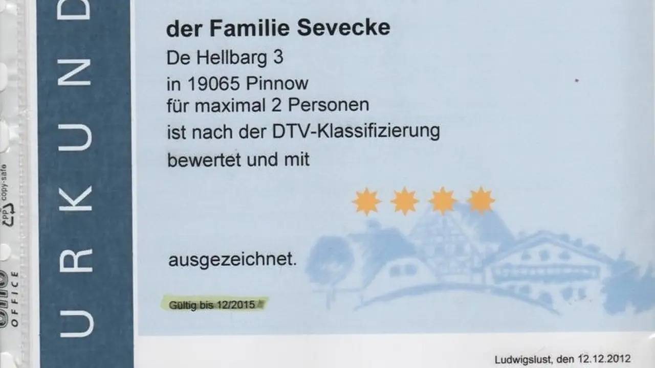 Ganze Ferienwohnung, Ferienwohnung für 2 Personen (60 m²) in Pinnow (Parchim) in Pinnow, Ludwigslust-Parchim
