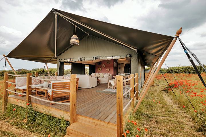 Glamping for 6 people, with Garden on the Norfolk Coast
