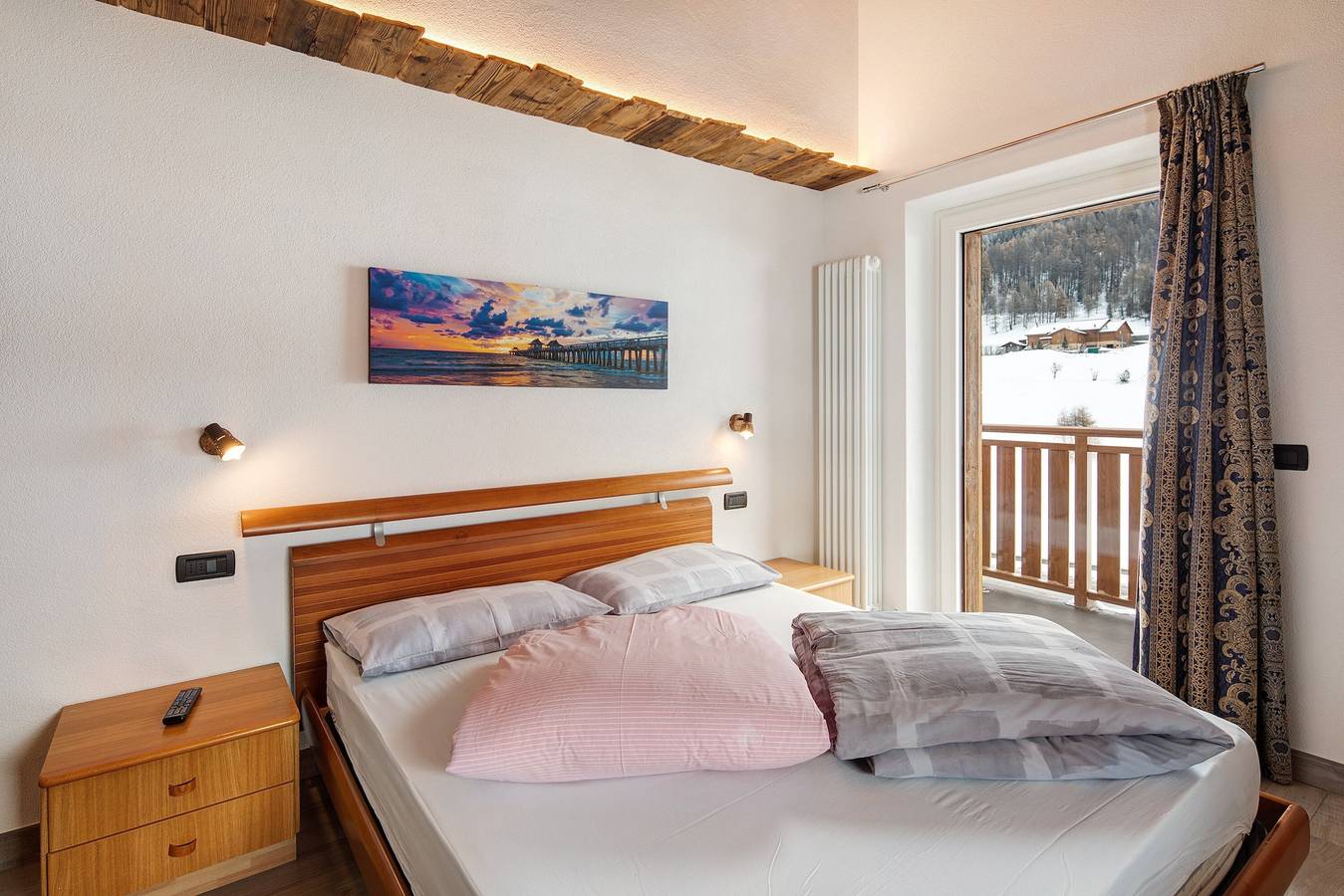 Appartement "Casa Nicoletta inverno" dicht bij de skiliften met uitzicht op de bergen, foto 7