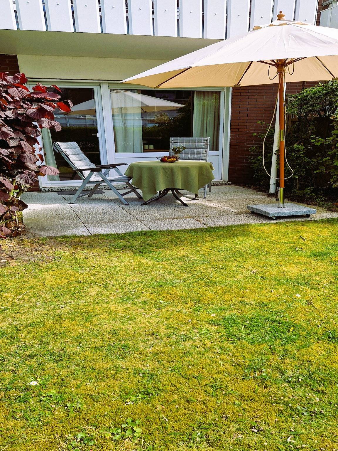 Ganze Wohnung, Apartment 'Nordlicht' mit privater Terrasse, Garten und Wlan in Borkum