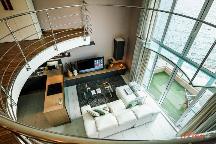 Ferienwohnung für 3 Personen, mit Balkon und Ausblick auf Malta