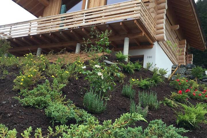 Ferienhaus für 6 Personen, mit Balkon und Sauna sowie Garten