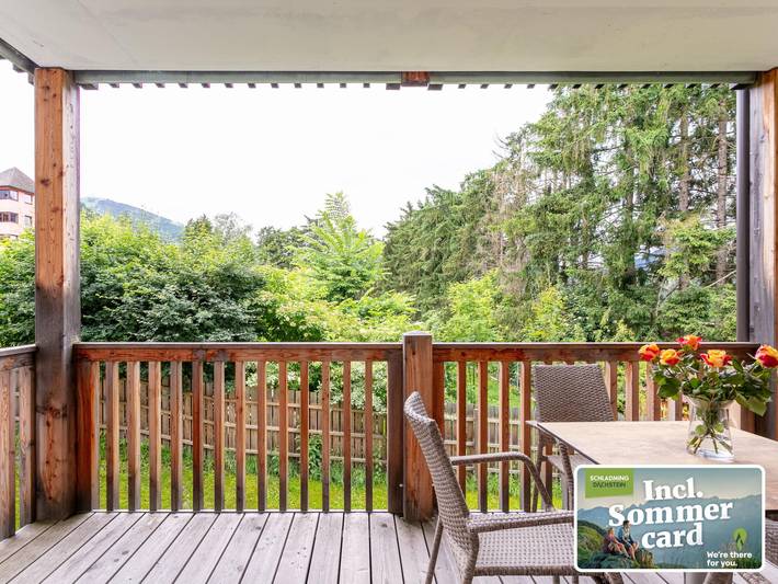 Ferienwohnung für 6 Personen, mit Balkon und Sauna in Haus