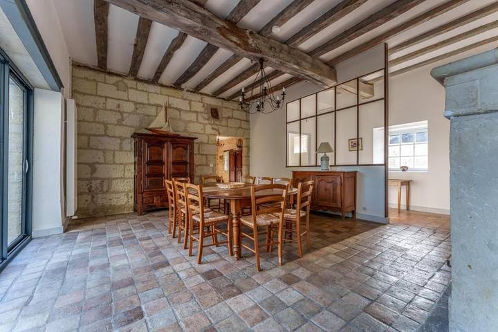 Location de vacances pour 10 personnes, avec piscine et jardin, adapté aux familles à Bourgueil - 4