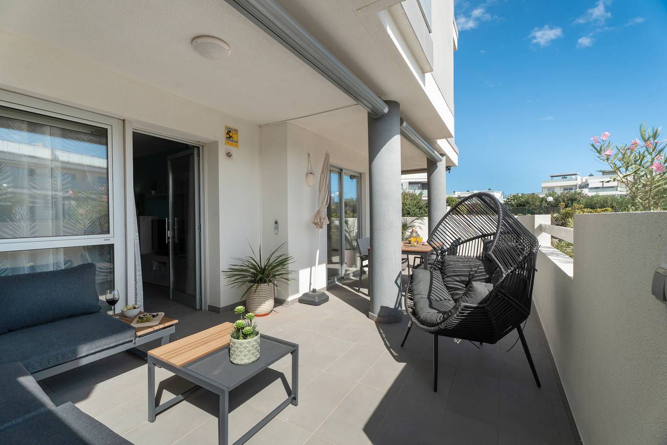 Apartamento entero, Apartamento Vacacional 'La Tejita Beach' con Piscina Privada, Terraza Privada y Wi-Fi in La Tejita, Granadilla de Abona