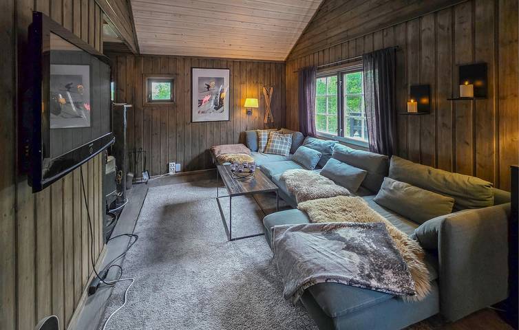 Casa de vacaciones para 6 personas con jardín in Norefjell, Krødsherad