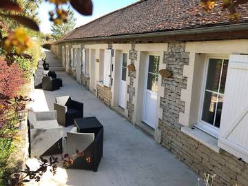 Chambre d’hôte pour 3 personnes, avec sauna ainsi que jacuzzi et jardin, animaux acceptés à Couvignon
