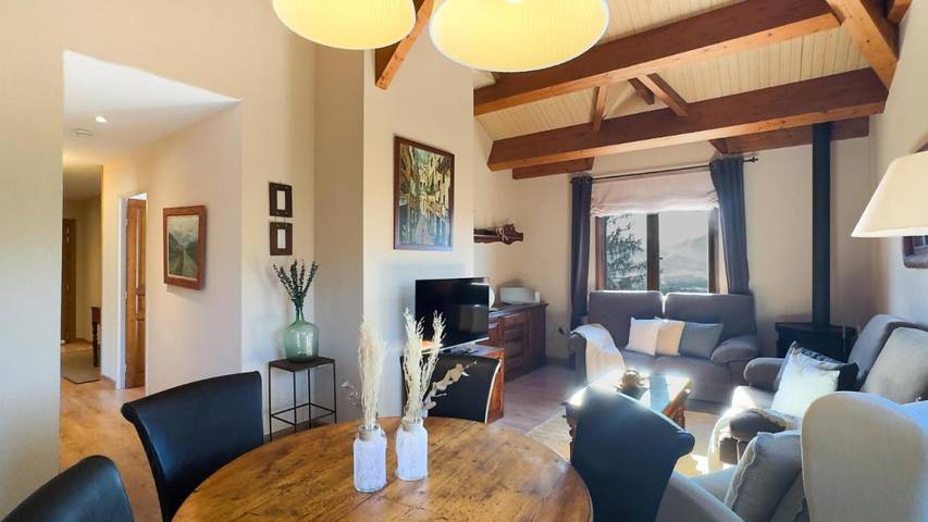 Appartement de vacances pour 6 personnes, avec sauna et vue