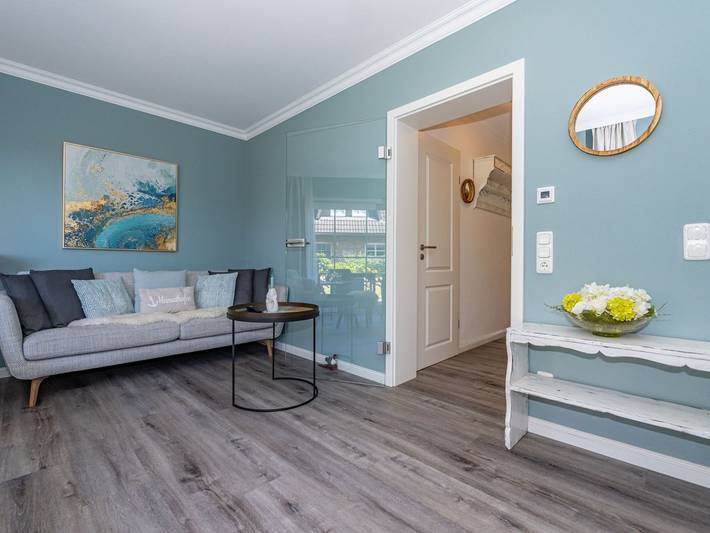 Ganze Ferienwohnung, Nis Puk - Ferienwohnung in Westerland für max. 3 Personen, mit Westterrasse und Parkplatz. in Westerland, Sylt (Gemeinde)