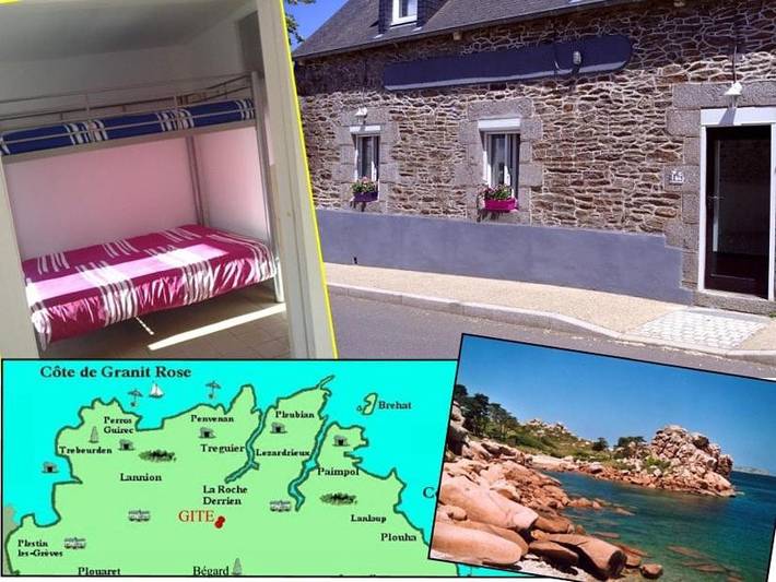 Location de vacances pour 6 personnes, animaux acceptés à Coatascorn