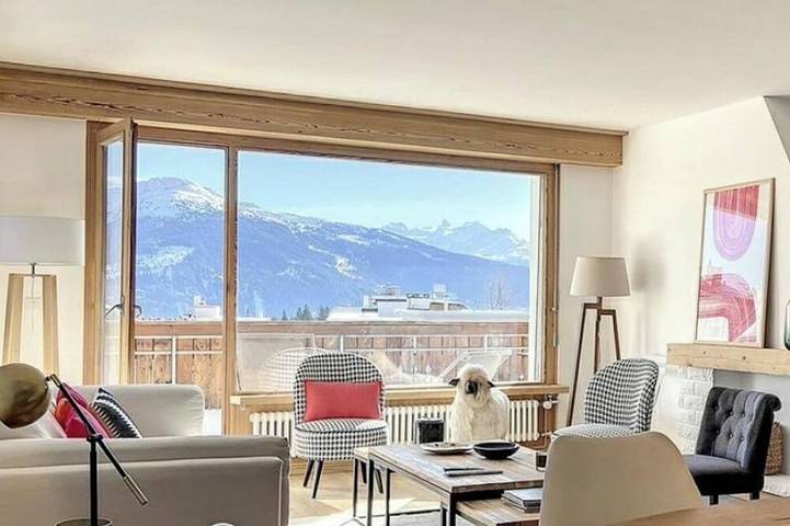 Ferienwohnung für 6 Personen, mit Balkon in Crans-Montana