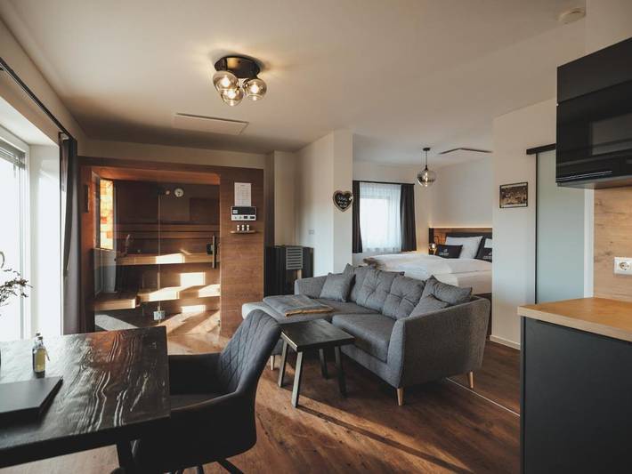 Ferienhaus für 2 Personen, mit Terrasse und Sauna sowie Ausblick in Weinviertel - 3