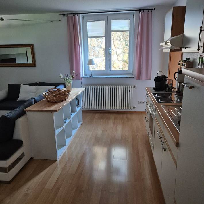 Hel lägenhet, Holiday Apartment 'Kleine Pause' with Private Terrace and Wi-Fi in Emmendingen, Südschwarzwald
