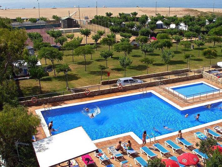 Casa rodante para 4 personas, con Balcón/Terraza y Piscina para niños en Provincia de Barcelona