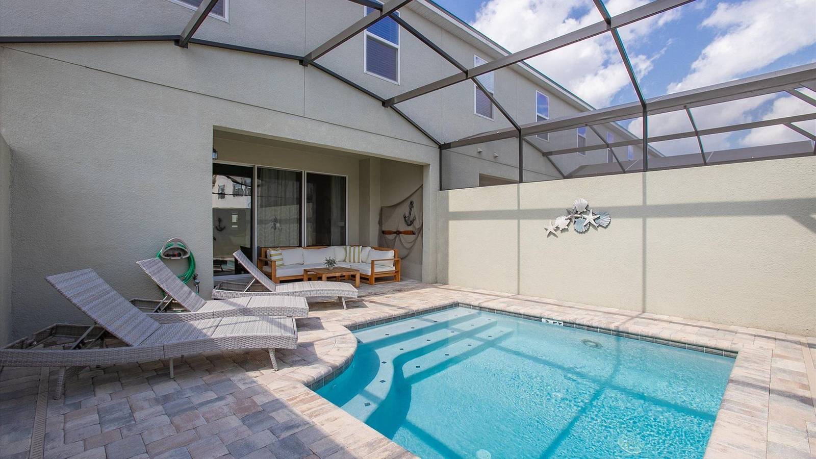 Luxury Contemporary Style Townhome on Solara Resort, Orlando Townhome 6279 in Condado de Osceola