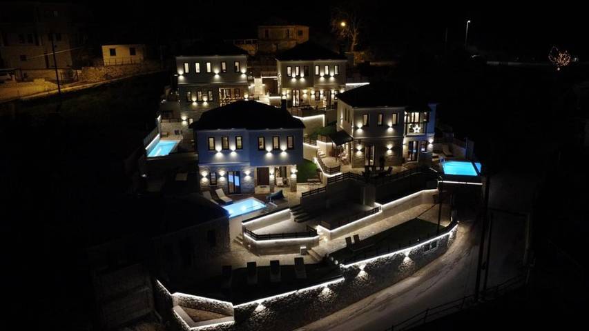 Willa dla 6 osób, z Balkon i Taras oraz Jacuzzi i Ogród w Janina regionalna Preweza