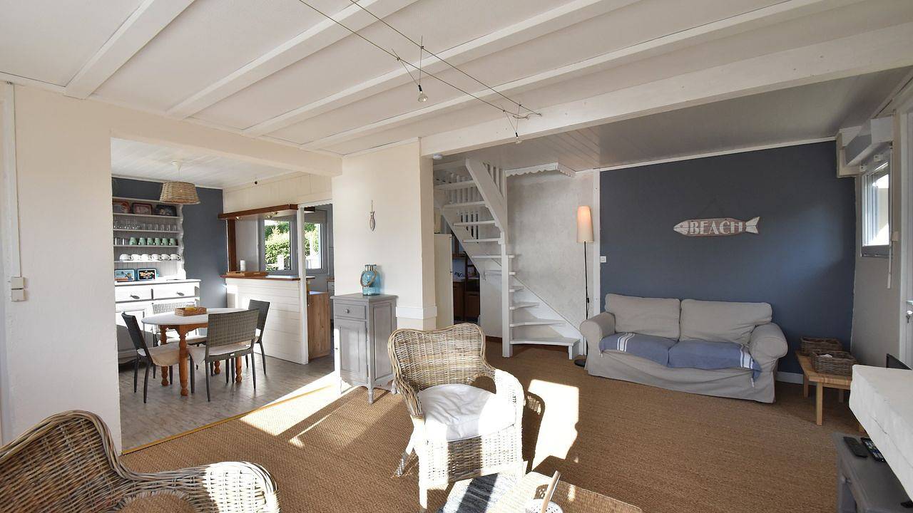 Maison de vacances pour 5 personnes avec terrasse in Fermanville, Région de Cherbourg