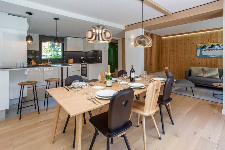Gîte pour 6 personnes, avec sauna et jacuzzi ainsi que jardin et piscine dans Mer de Glace - 3