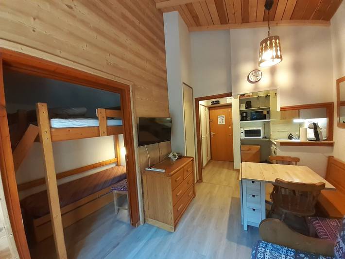 Studio entier, Studio avec balcon vue montagne - 4 pers. in Valfréjus, Modane