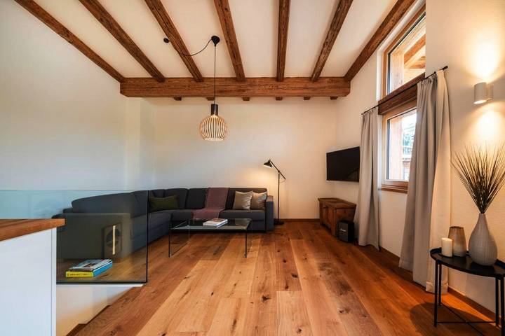 Ferienwohnung für 6 Personen, mit Sauna und Ausblick sowie Garten in Jochberg - 4