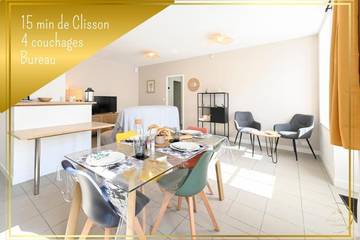 Gîte pour 4 personnes à Montfaucon-Montigné