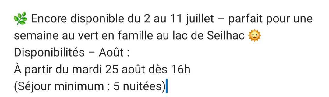 Location de vacances pour 8 personnes, avec vue et jardin à Seilhac - 2