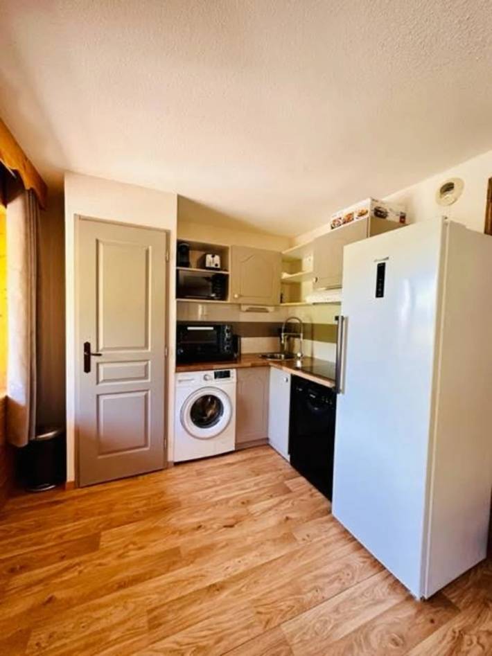 Geheel appartement, Duplexappartement 'Les 7 Marmottes', 306, bergzicht en balkon in Chamrousse, Écrins Nationaal Park
