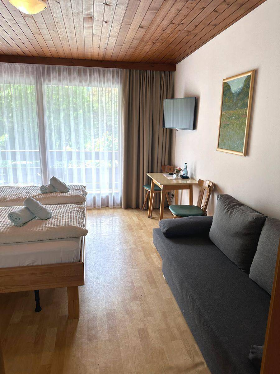 Doppelzimmer mit Schlafcouch in Vandans, Schruns-Tschagguns
