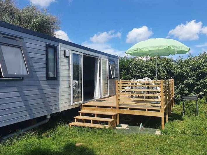 Camping La Ferme du Bord de Mer - Mobilheim 6 personen - Modulo in Gatteville-le-Phare, Cherbourg und Umgebung