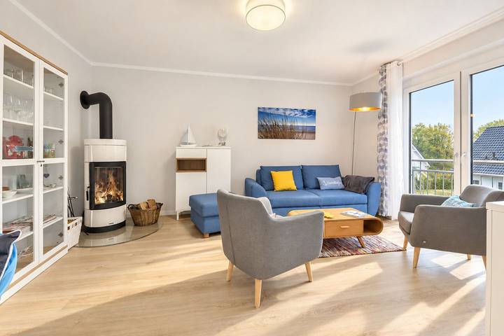 Ferienwohnung für 4 Personen, mit Balkon und Sauna in Korswandt