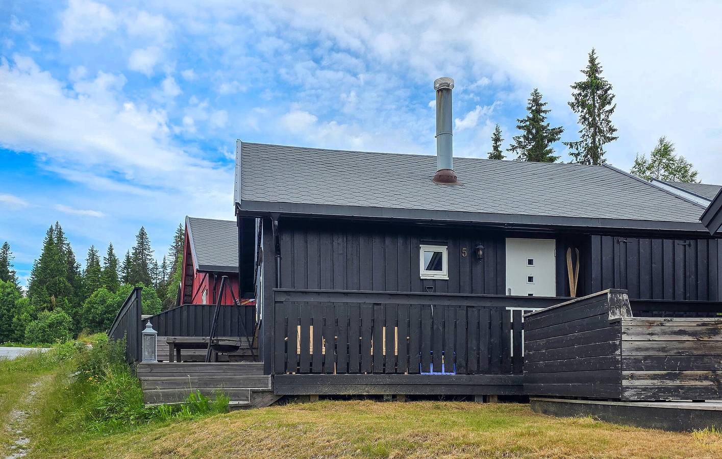 Ferienhaus für 6 Personen mit Terrasse in Norefjell, Krødsherad