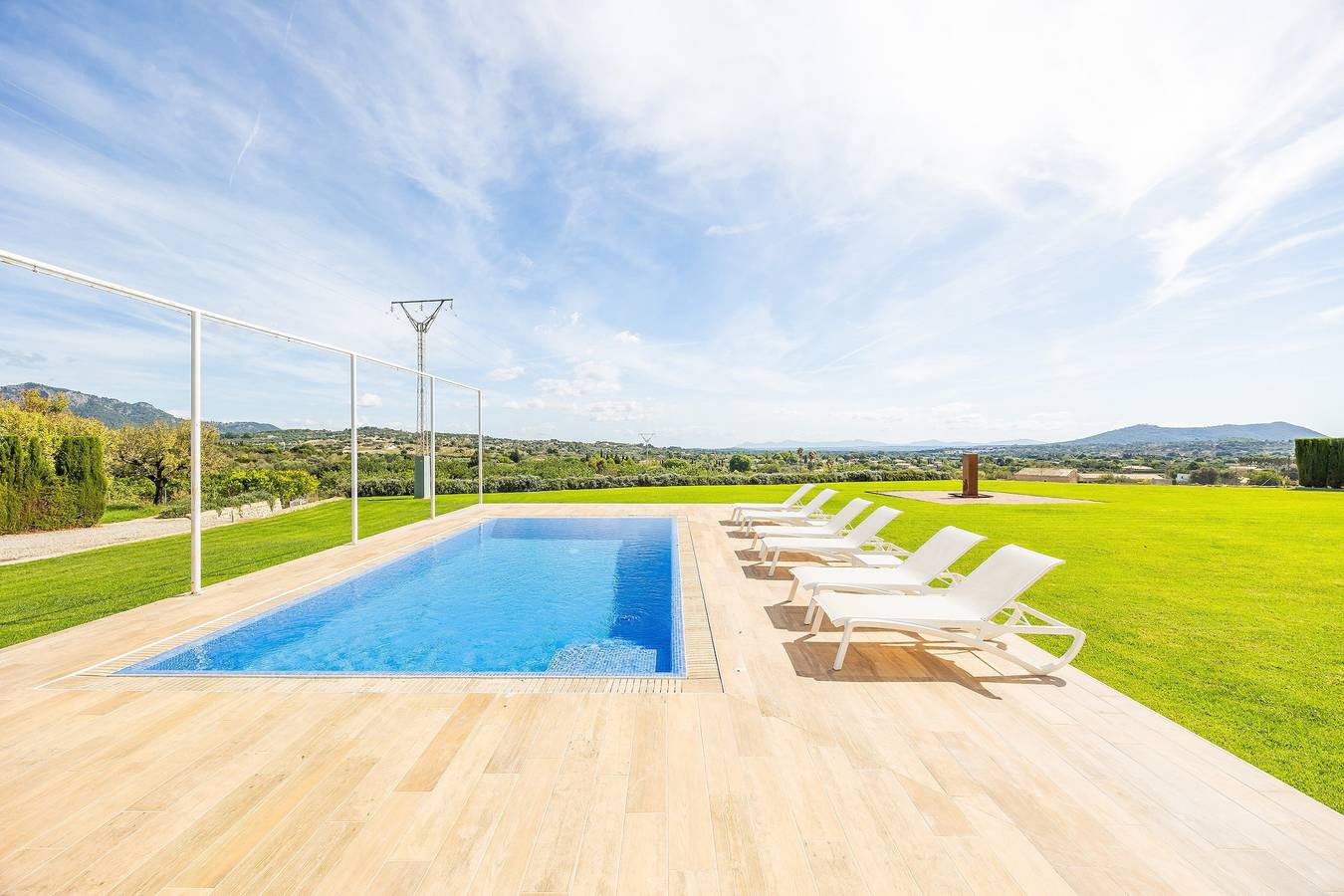 Landhaus 'Casa Con Piscina En Selva' mit Meerblick, Wlan und Klimaanlage in Selva, Mallorca Inselmitte