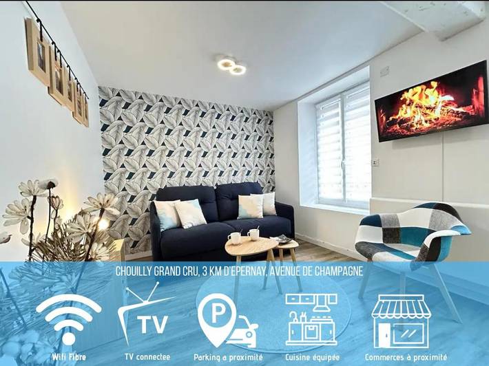 Gîte pour 2 personnes à Chouilly