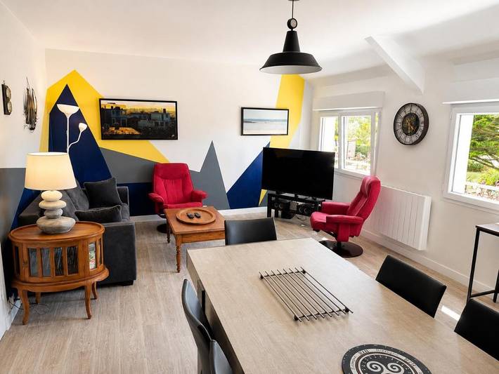 Gîte pour 5 personnes, avec Jardin et Vue dans Plage des Amiets - 2