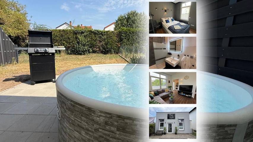 Ferienwohnung für 5 Personen, mit Whirlpool und Garten