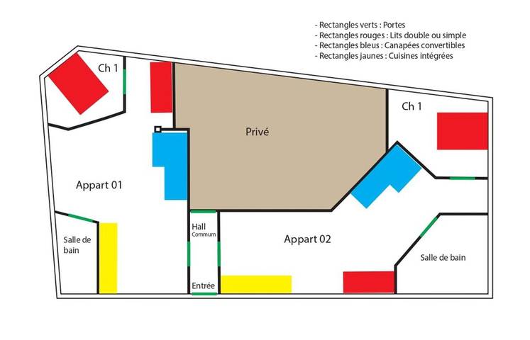 Gîte pour 8 personnes, avec terrasse, animaux acceptés à Ohnenheim - 2