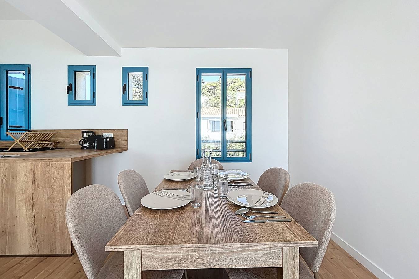 Entire apartment,  Apartment sea view in Leucate Plage – 6 people in Leucate, Narbonne region