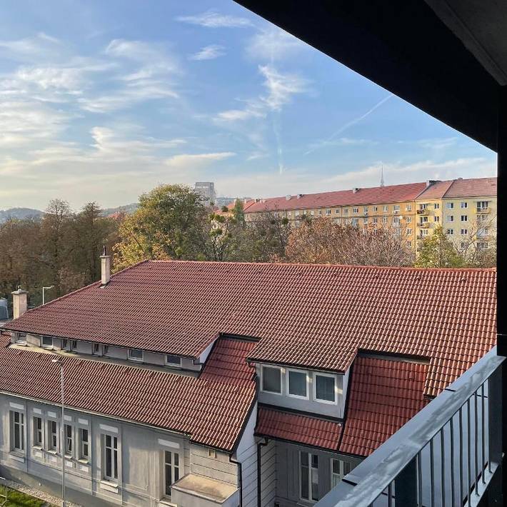 Apartament wakacyjny dla 3 osób, z balkon i widok w Bratysława