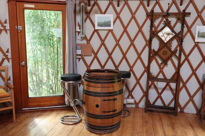 Yourte pour 10 personnes, avec terrasse et jardin en Normandie - 4