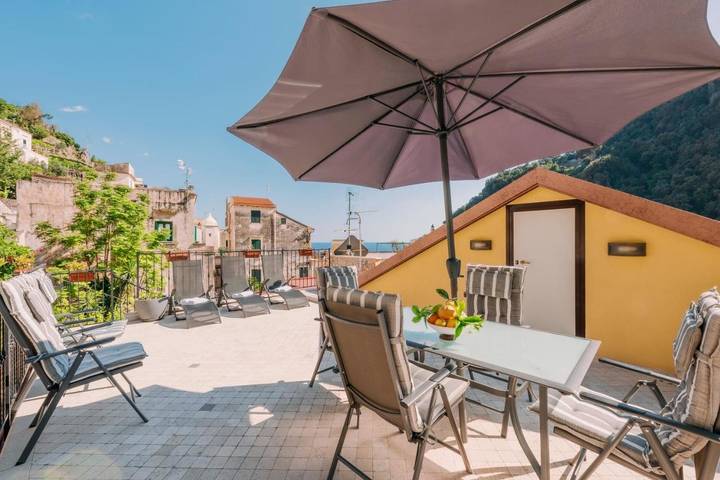 Vakantiewoning voor 6 personen, met tuin en uitzicht in Amalfi