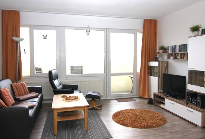 Ferienwohnung für 4 Personen, mit Meerblick und Balkon in Schönberg
