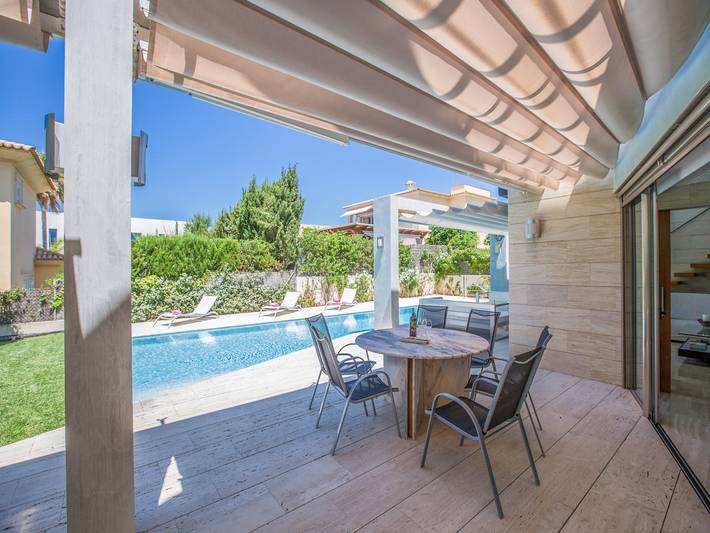 Villa für 10 Personen, mit Terrasse und Garten sowie Pool in Llucmajor - 4