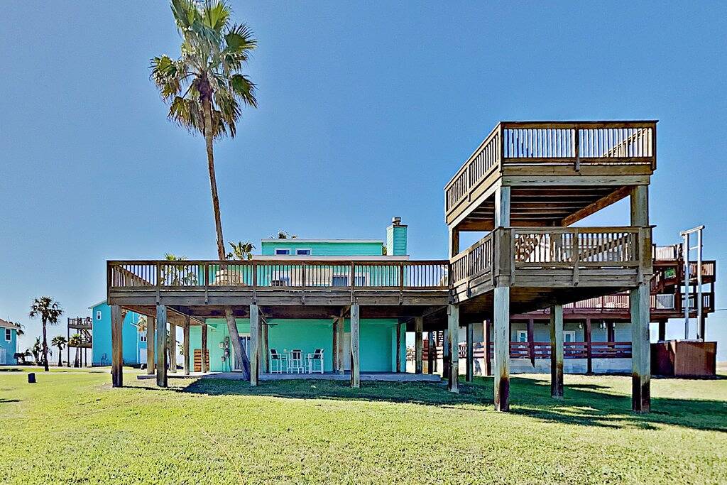 Chic Lost Colony Beach Home | Luxe Pool & Observation Deck | Steps to Sand in Corpus Christi, Mustang Island
