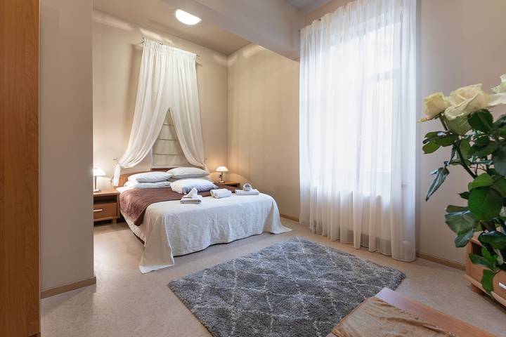 Holiday home for 3 people, with terrace and garden, with pets in Latvia