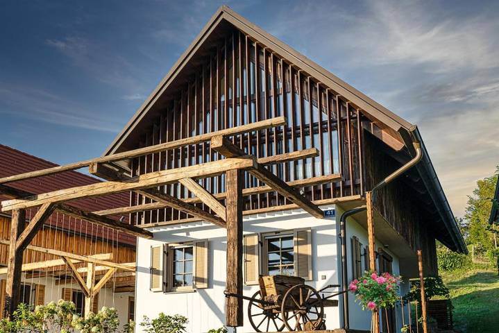 Ferienhaus für 6 Personen, mit Ausblick und Garten