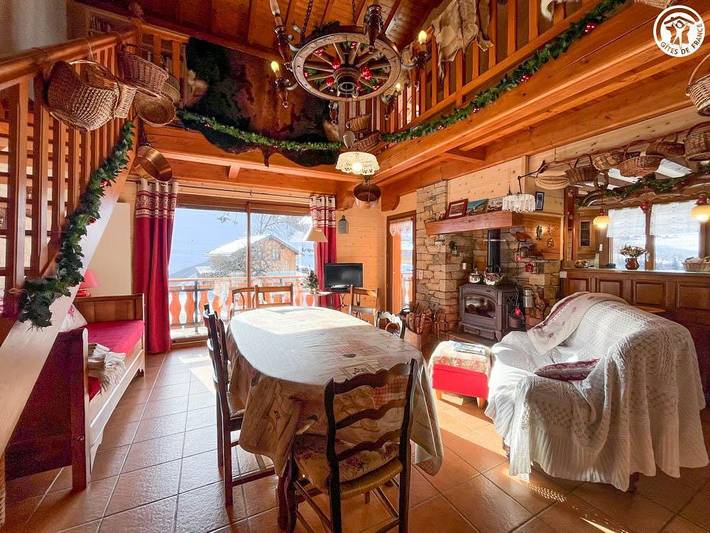 Gîte pour 6 personnes, avec terrasse à Les Avanchers-Valmorel - 4