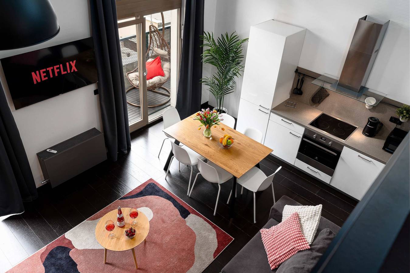 Entire apartment, Urban loft with balcony near center in Prague, Central Bohemia
