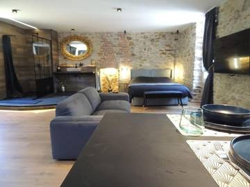 Gîte pour 2 personnes, avec jardin ainsi que terrasse et vue à Saint-Dolay