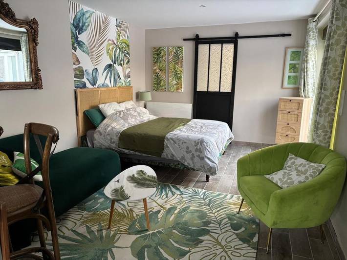 Apartamento de vacaciones para 2 personas, con vistas y jardín - 1